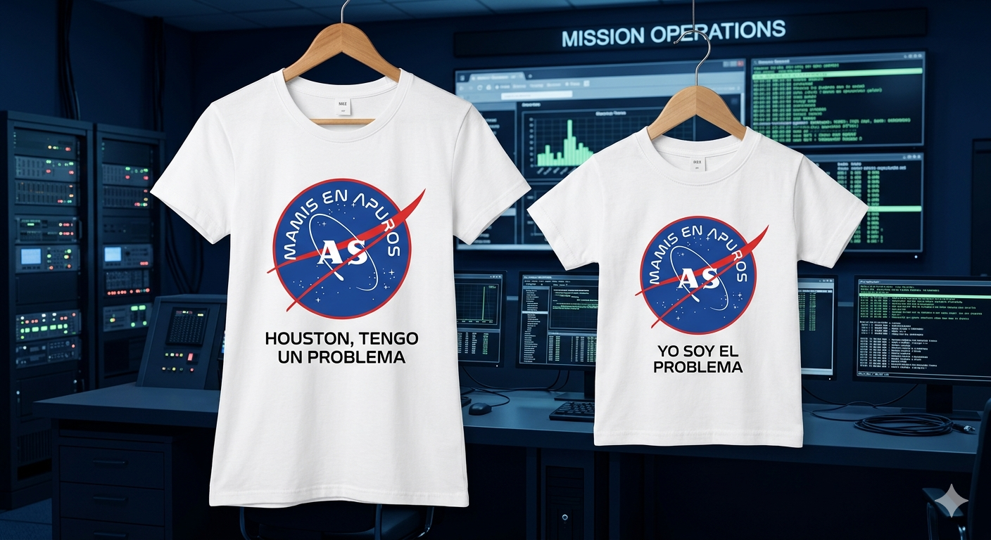 Dúo Camisetas — "Houston, Tengo un Problema / Yo Soy el Problema"