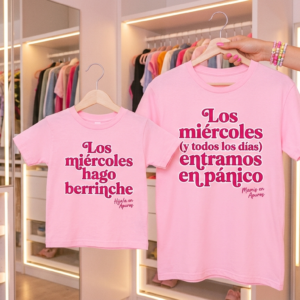 Dúo Camisetas — "Los Miércoles Entramos en Pánico / Los Miércoles Hago Berrinche"