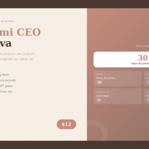 Kit Mami CEO en Canva: 30 Plantillas Listas para Vender