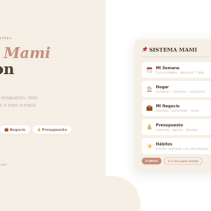 Sistema Mami en Notion: Todo Tu Mundo Organizado
